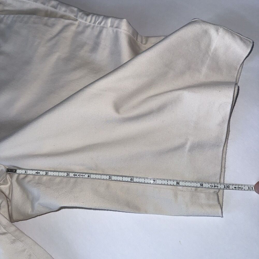 Ann Taylor Signature Tan Womens Chino Style Shorts Size 4 Vacation Slash Pocket - Picture 8 of 11